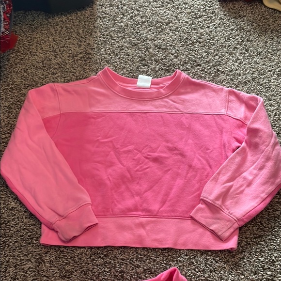Athletic Works Pink Matching Sweatpants and Sweater - Picture 2 of 12